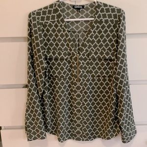 Express blouse (M) w/ zipper
